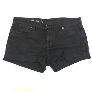 Madewell Black Jean Shorts